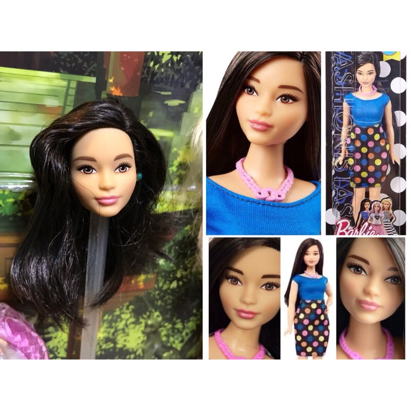 2016 DOLL HEAD of asian curvy fashionista number 51 barbie daisy ...