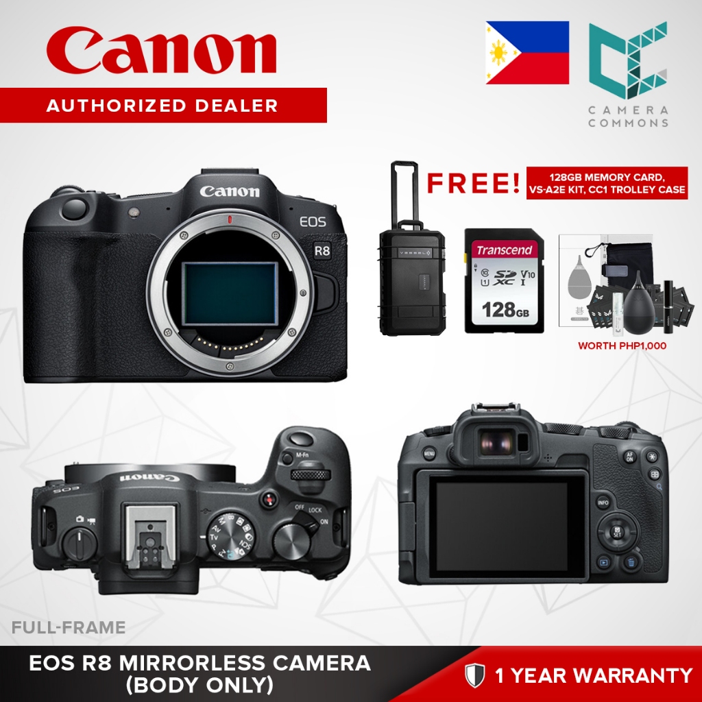 Canon EOS R8 Mirrorless Camera Full-Frame CMOS Sensor | Shopee Philippines