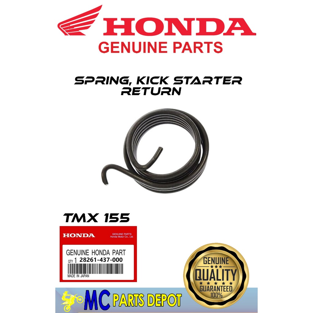 HONDA GENUINE SPRING, KICK STARTER RETURN FOR TMX 155 ( 28261-437-000 ...