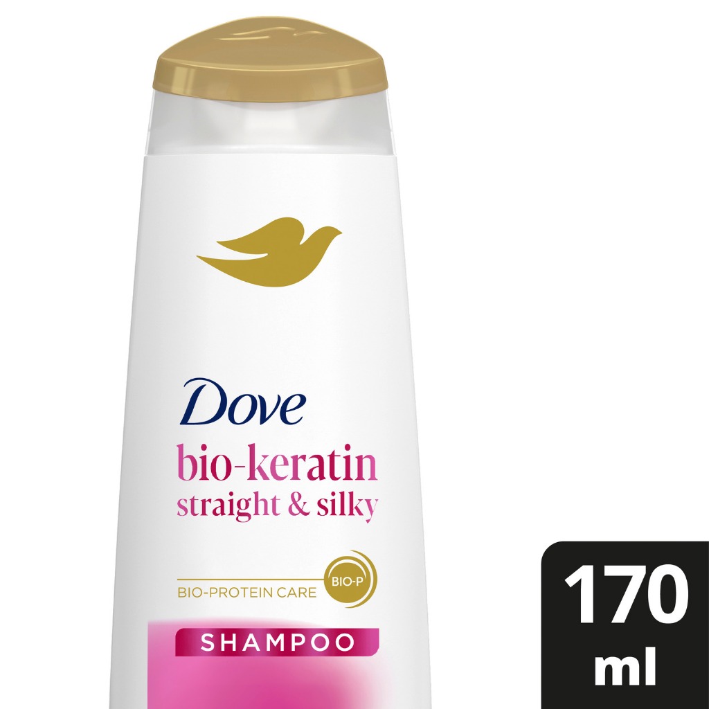 Dove Bio Keratin Straight And Silky Shampoo 170ml Shopee Philippines 3392