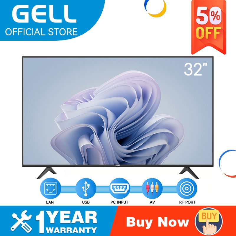 GELL 32 Inch LED TV &24 Inch LED TV Flat Screen TV Cheap Television Shopee Philippines