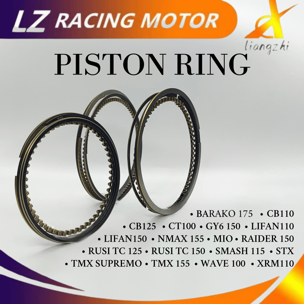 MOTORCYCLE PARTS PISTON RING KIT STD FOR TMX155/RAIDER150/GY6150 ...