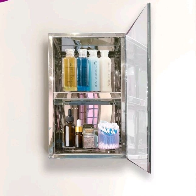 PROFILES Stainless Home Bathroom Wall Mirror Small Single w