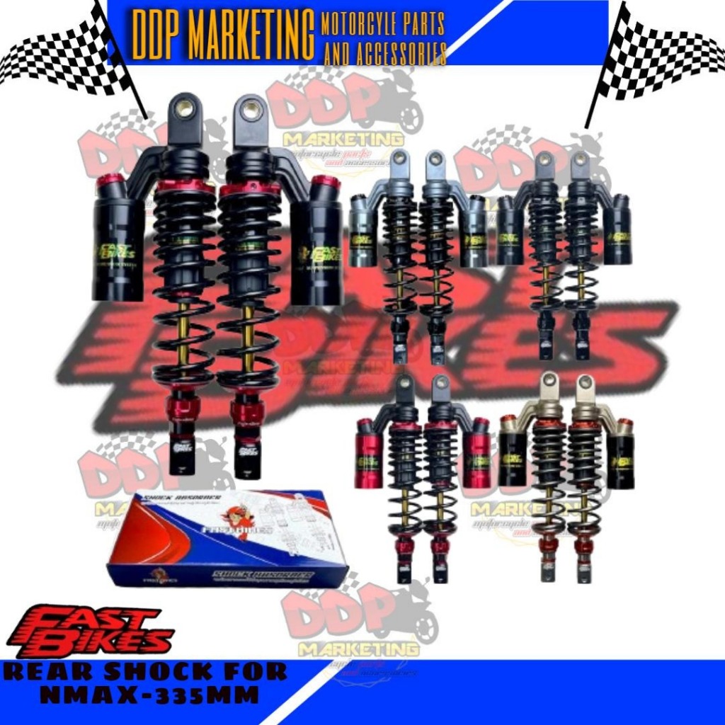 Fastbikes NMAX155 Premium REAR SHOCK 335MM | Shopee Philippines