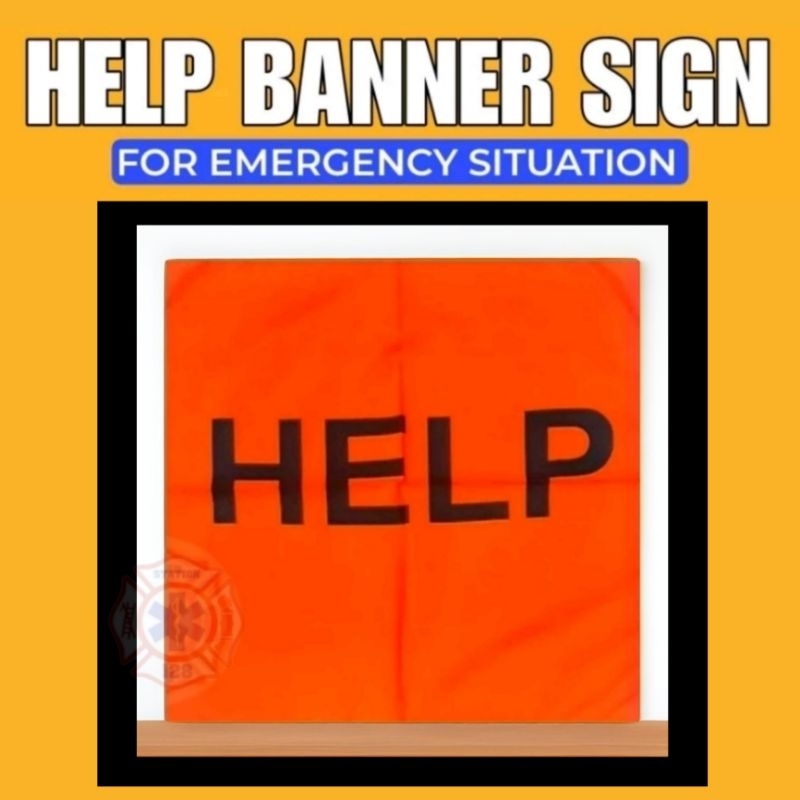 Help Banner Sign For Emergency Situation | Shopee Philippines