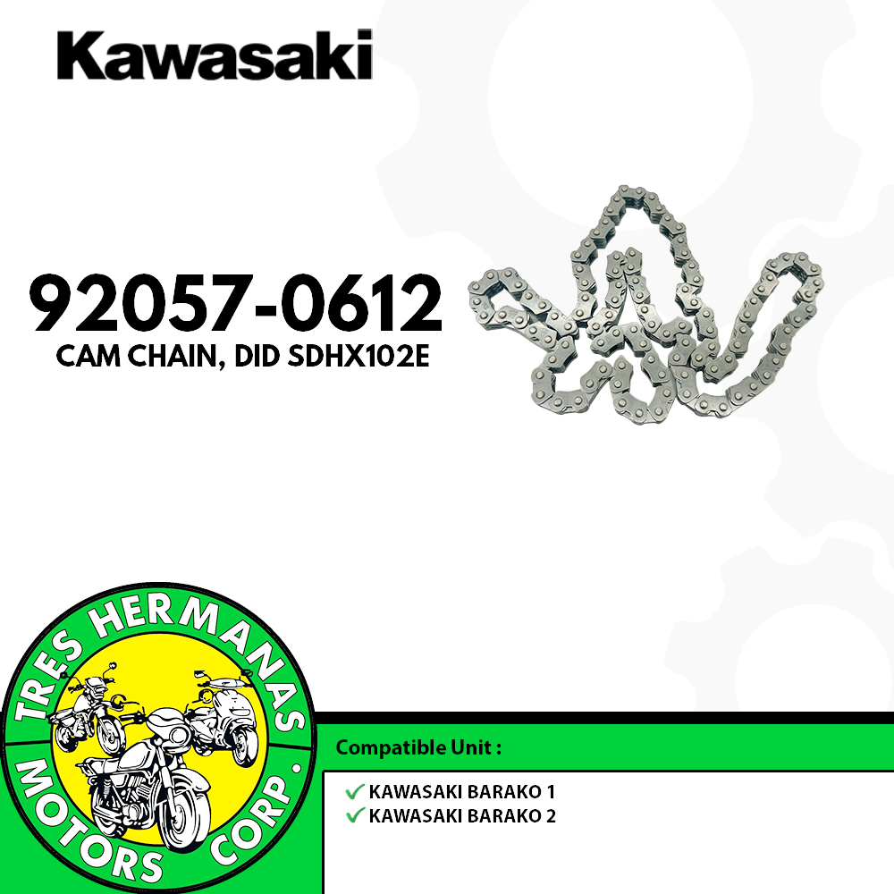 TIMING CHAIN, DID SDHX102E For Kawasaki Motorcycle: BARAKO I & BARAKO ...