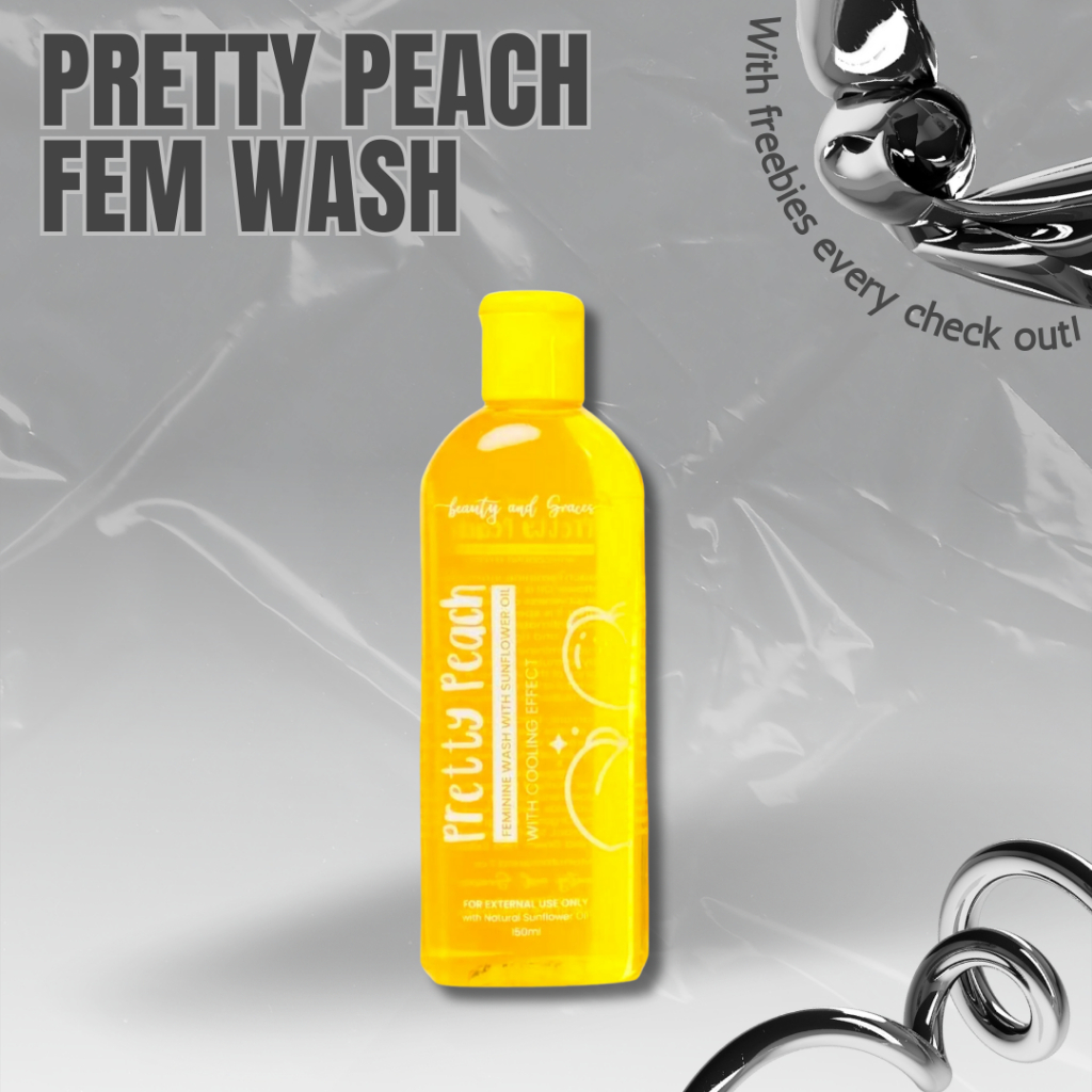 Pretty Peach Feminine Wash With Sunflower Oil & Cooling Effect Shower