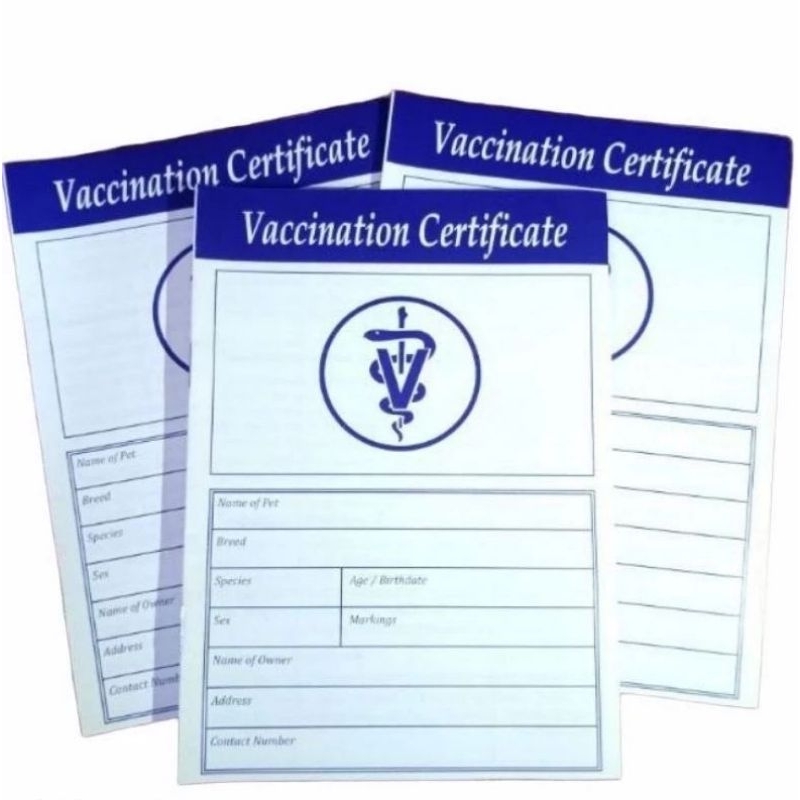 PET VACCINATION CARD/VACCINATION CERTIFICATE FOR DOG&CAT(PIECE ...