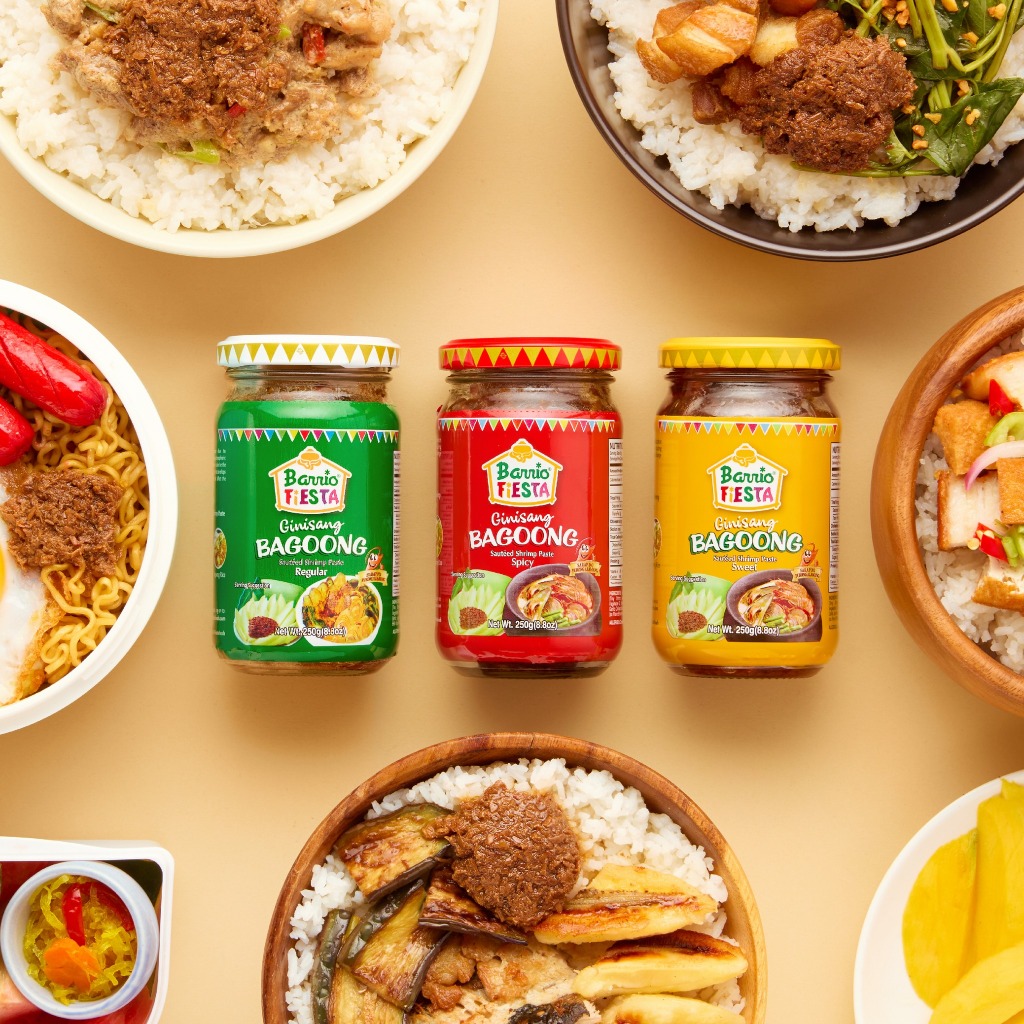 Barrio Fiesta Bagoong 500g X 3 Assorted Pack Regular + Spicy +