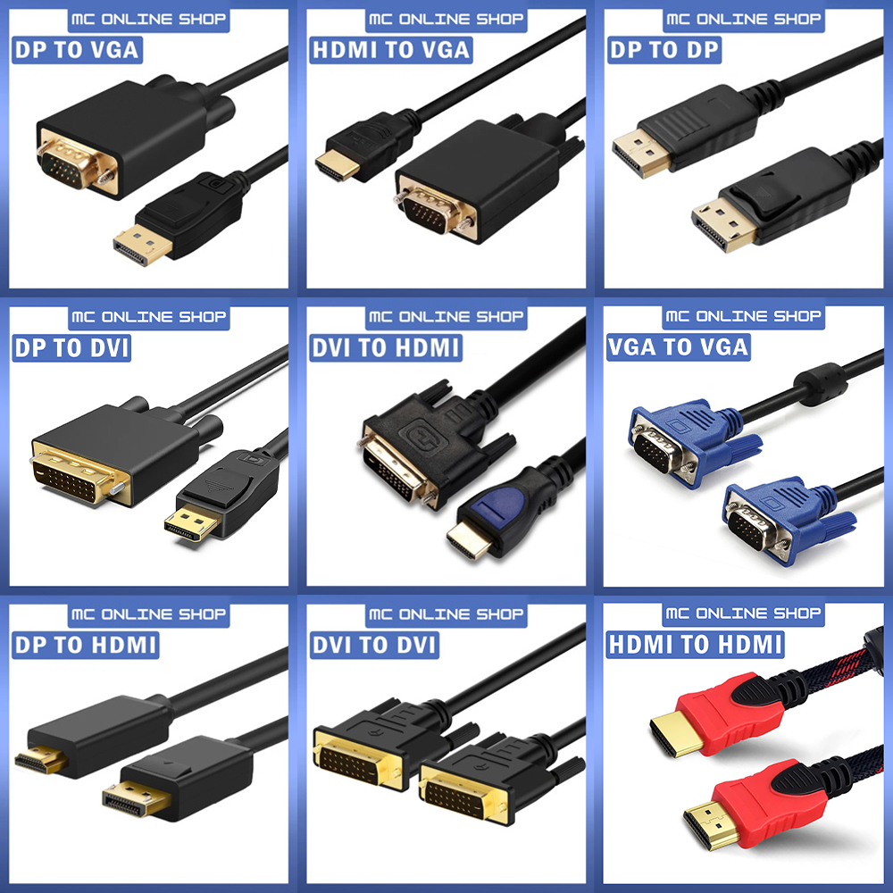 thumbnail image 2 of Gold Plated VGA Cable 6.6FT DisplayPort To VGA Cable - 1080P@60Hz Adapter For Computer To Monitor Connection DP To VGA Adapter 2 of 12