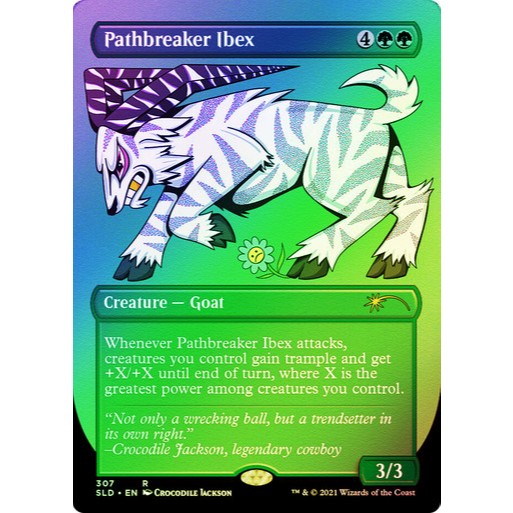 Magic the Gathering | Pathbreaker Ibex (Secret Lair: Crocodile Jackson ...