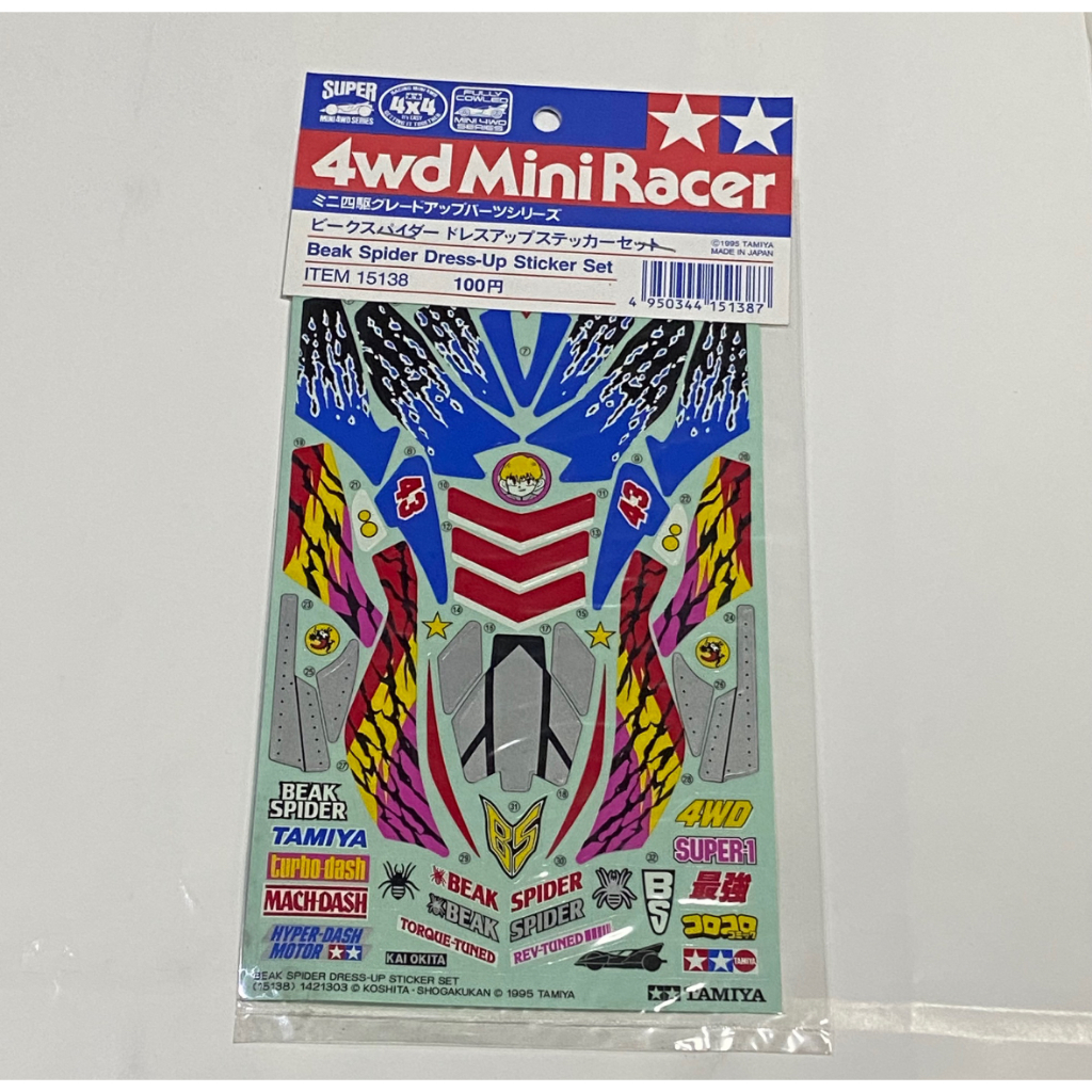Tamiya 15138 Beak Spider Dress Up Sticker | Shopee Philippines