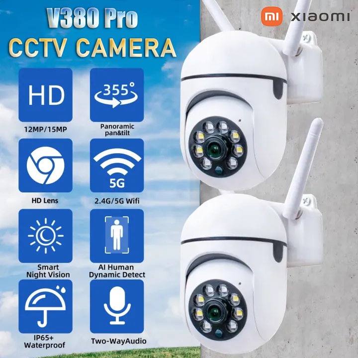 V380 Pro Remote Security Camera No Wifi Wireless WiFi IP Camera