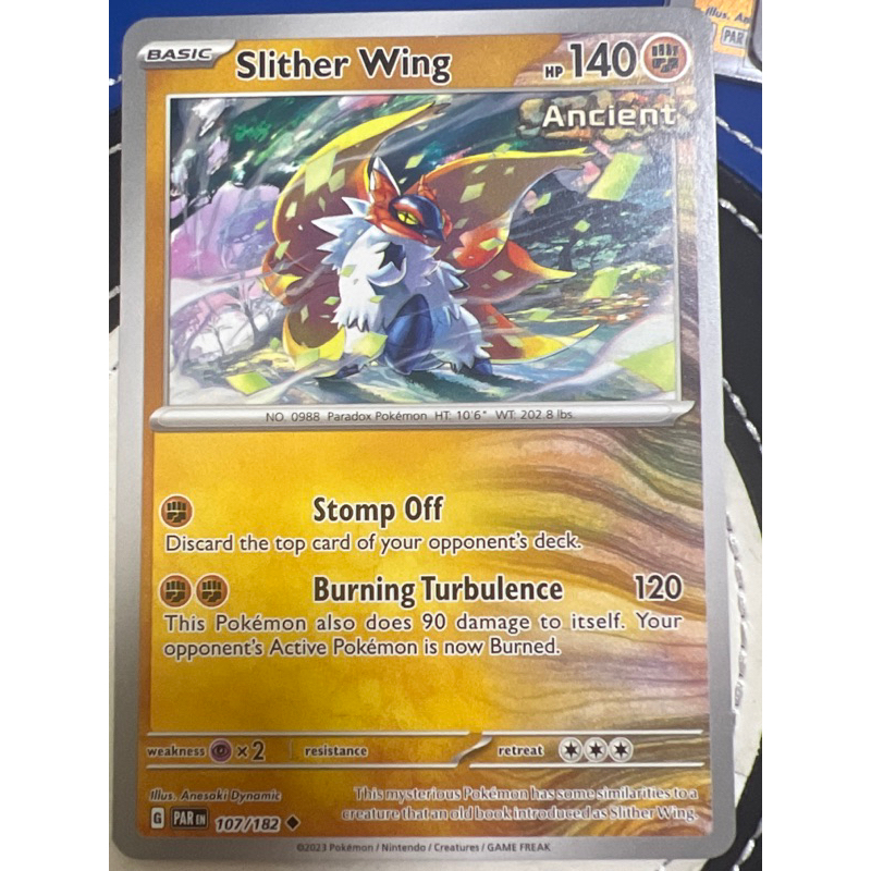 Slither Wing - 107/182 - Paradox Rift - Pokemon TCG | Shopee Philippines