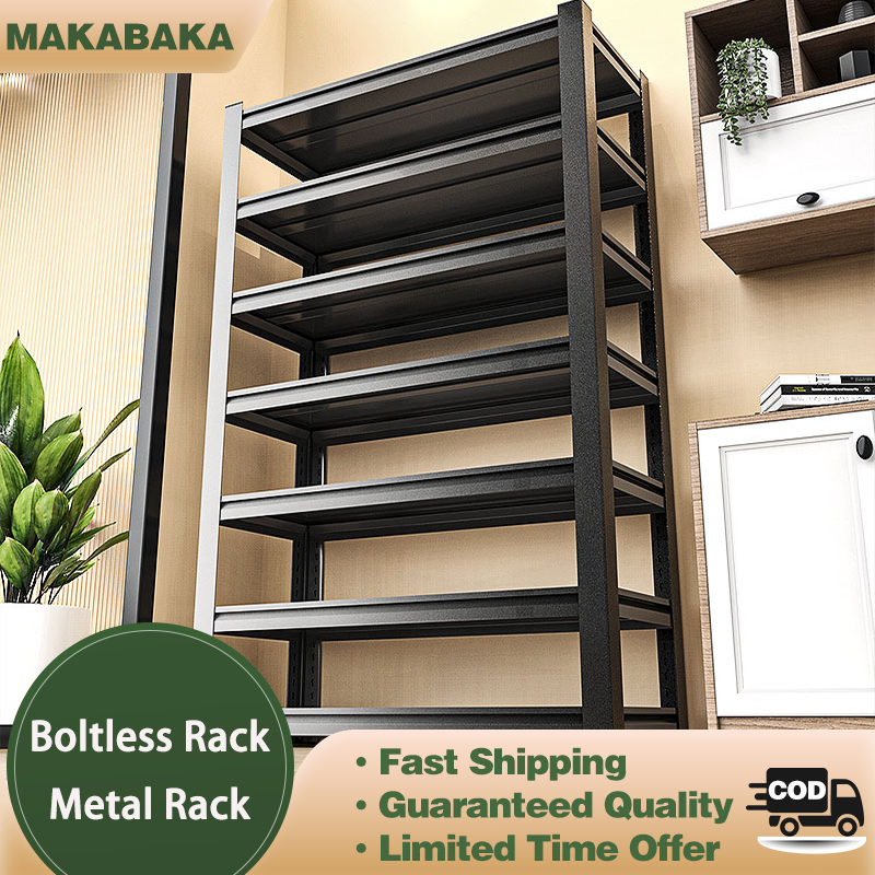 6 Layer Metal Steel Boltless Organizer Layer Shelf Stainless Rack Steel ...