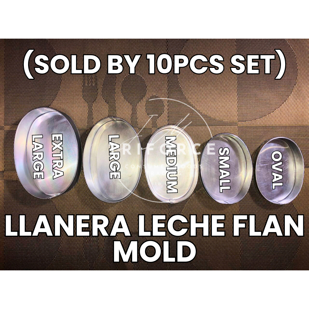 Llanera Leche Flan Mold (SOLD BY SET OF 10) (DIRECT FROM MANUFACTURER ...