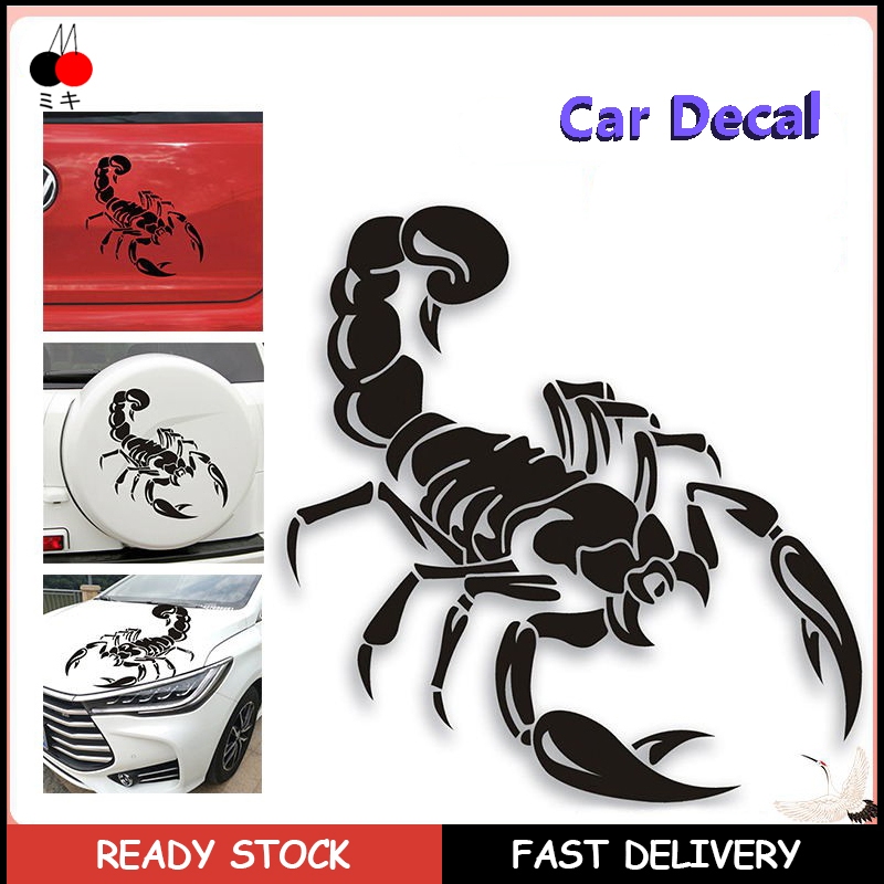 3D Scorpion Car Stickers Scorpions Decorative Stickers Waterproof ...