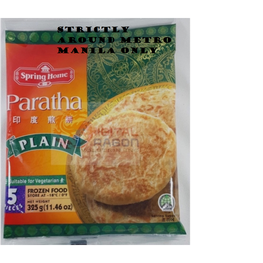 SPRING HOME ROTI PARATHA PLAIN 5s 325g QB:0103790164997 | Shopee ...