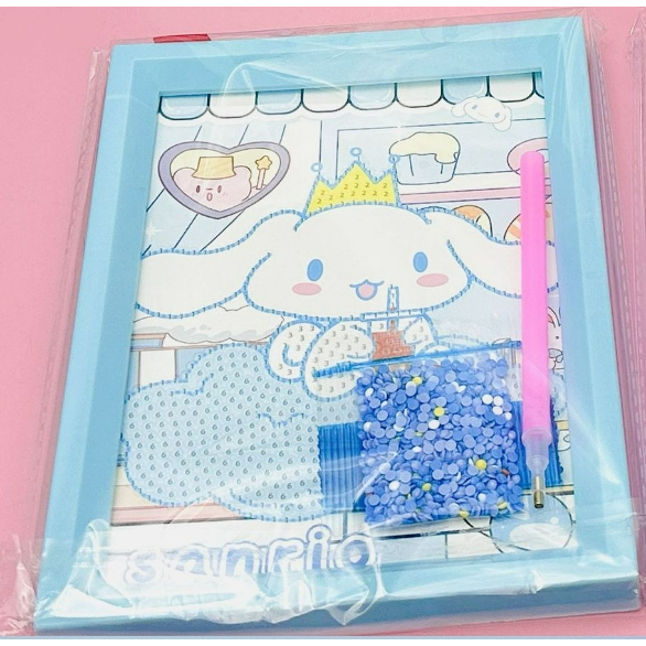 Vintage Macaron Photo Frame Diamond Painting Sanrio Cartoon Pattern DIY ...