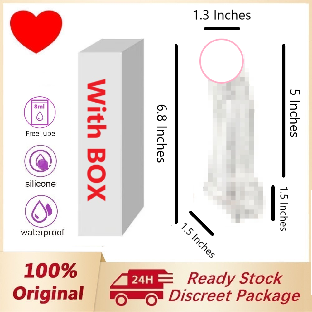 Reusable Crystal Penis Extender Sleeve Delay Ejaculation Adult Sex Toys ...