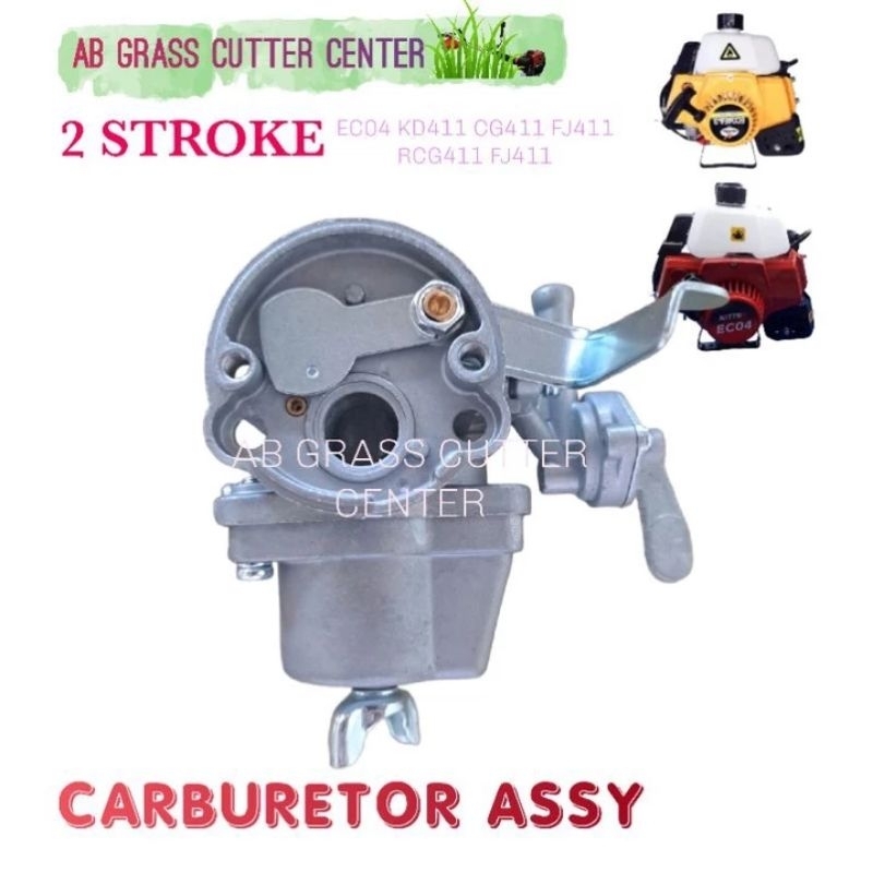 CARBURETOR ASSY EC04 CG411 2 STROKE ENGINE GRASS CUTTER ROBIN FUJIHAMA ...