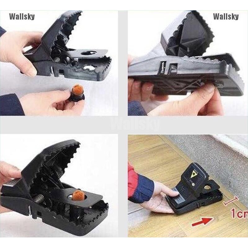 SA Products 6 Pack Reusable Mouse Trap - Snap Sensitive Rodent Repellent - Quick And Effective Mice Traps