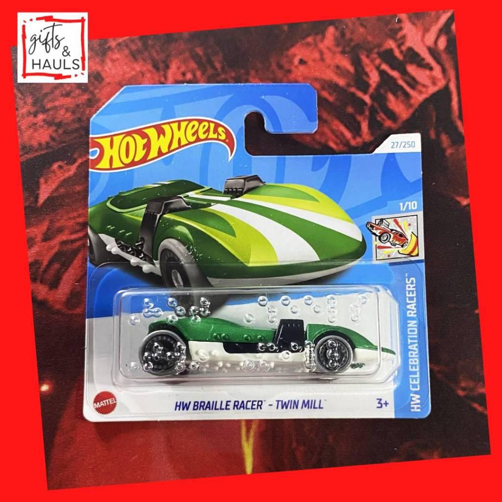 Hot Wheels - HW Braille Racer (Green) - HW Celebration Racers 1/10 ...
