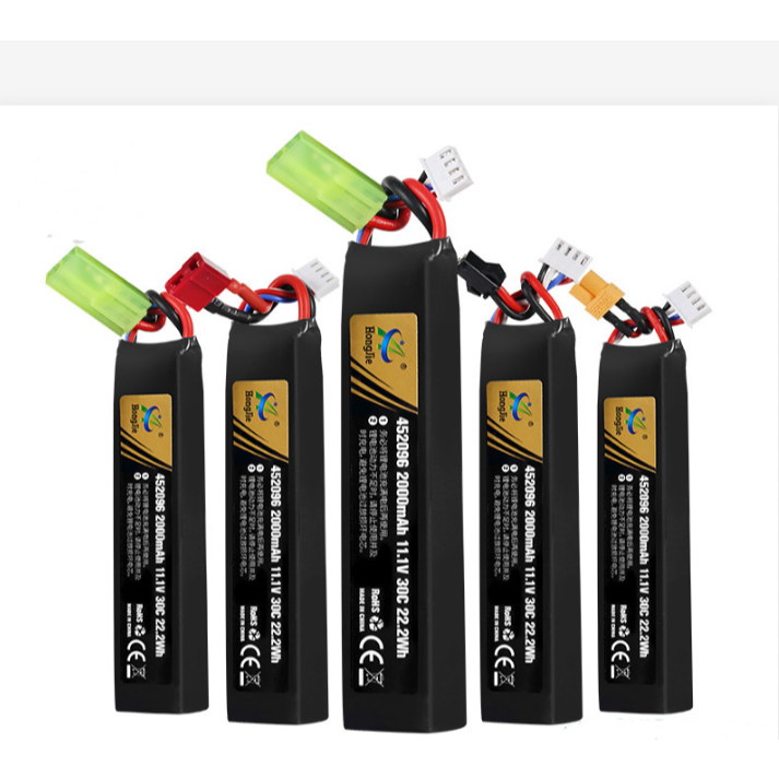 11.1V 2800mAh 3S LiPo Battery For Airsoft & Water Guns - 30C Rechargeable RC Toy Battery
