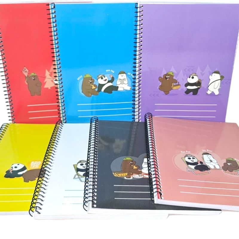 Advance Spiral Notebook We Bare Bears Spiral in Random Design | Shopee ...