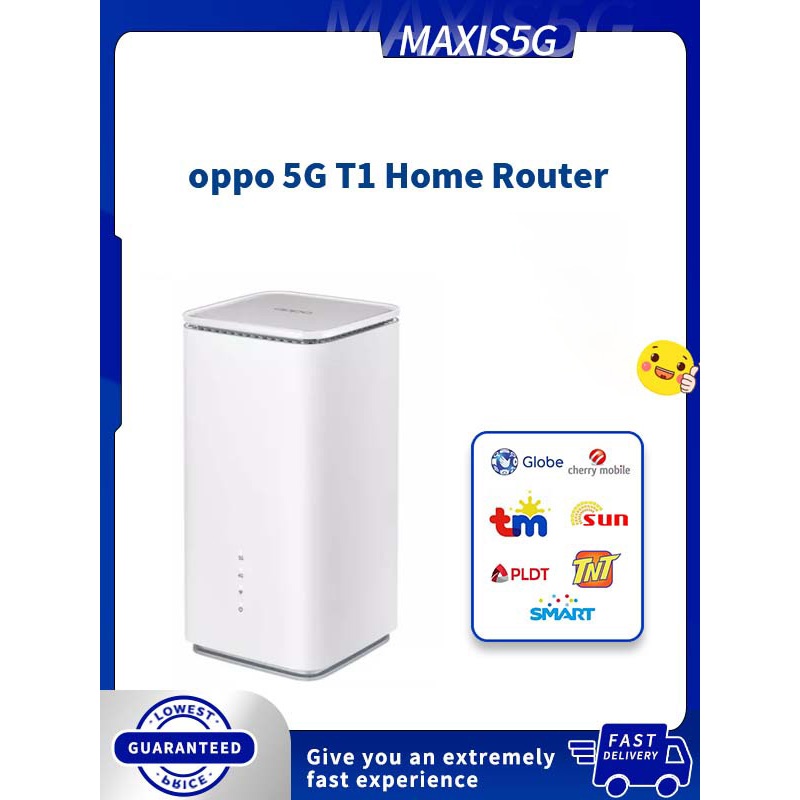 OPPO 5G CPE T1 wireless router Qualcomm Snapdragon Dual-Mode WiFi 6 ...