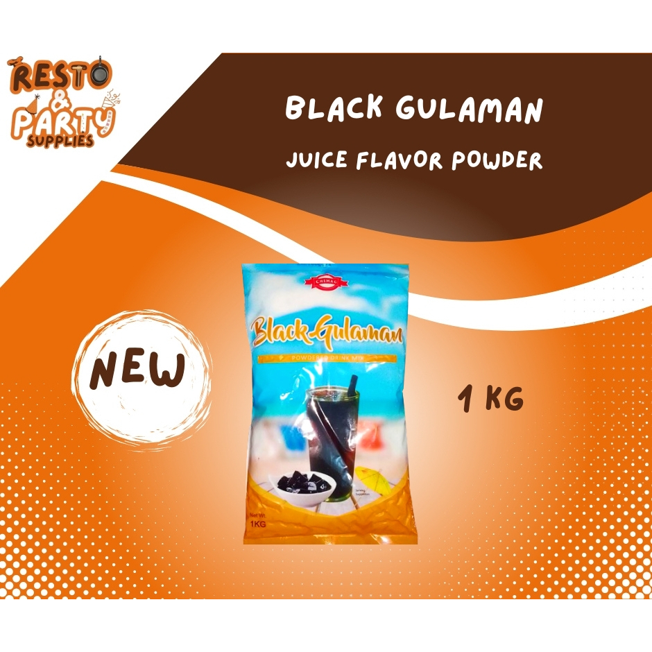 CHEMAG Juice Flavored Powder- Black Gulaman 1kg | Shopee Philippines