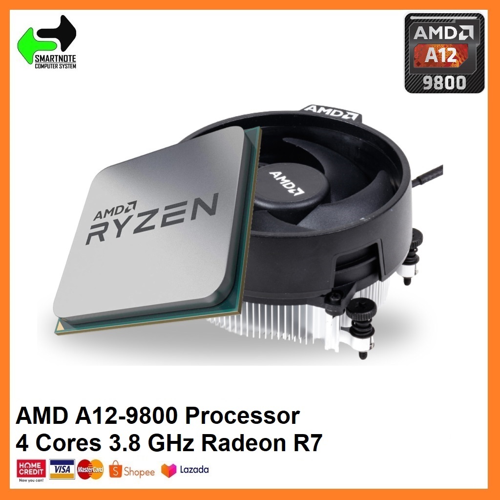 AMD A12 9800 AM4 PROCESSOR 4 Cores 3.8Ghz Radeon R7 | Shopee Philippines