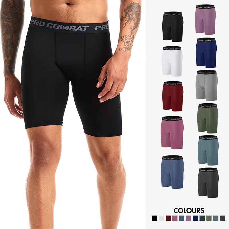 Men Gym Tight Compression Shorts Basketball 5808