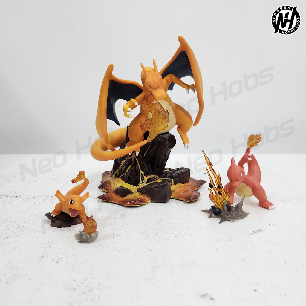 GK MZS KO Pokemon Charizard Evolution Set | Shopee Philippines