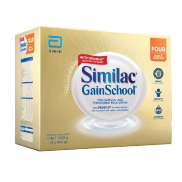 SIMILAC GAIN SCHOOL HMO FOR KIDS ABOVE YEARS-jan 2026 EXP