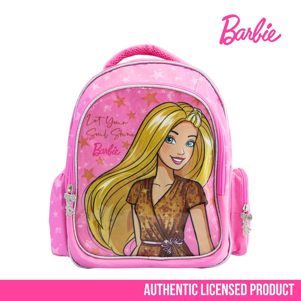 Barbie 13inches Pink School Backpack Shopee Philippines