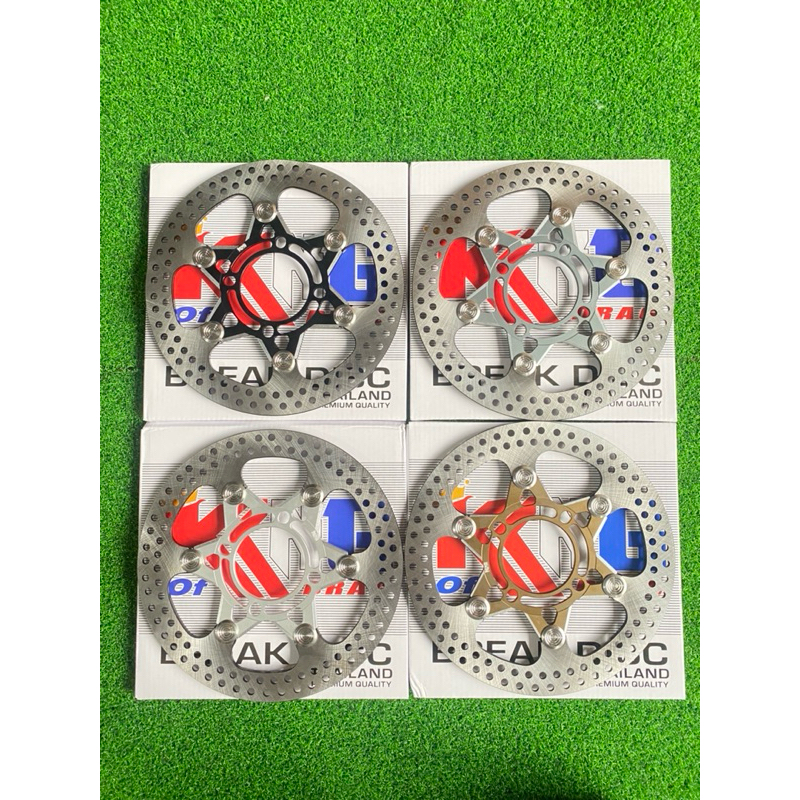 KING OF DRAG LIGHTEN DISC BRAKE ROTOR 220mm FOR BEAT CARB Fi CLICK i ...