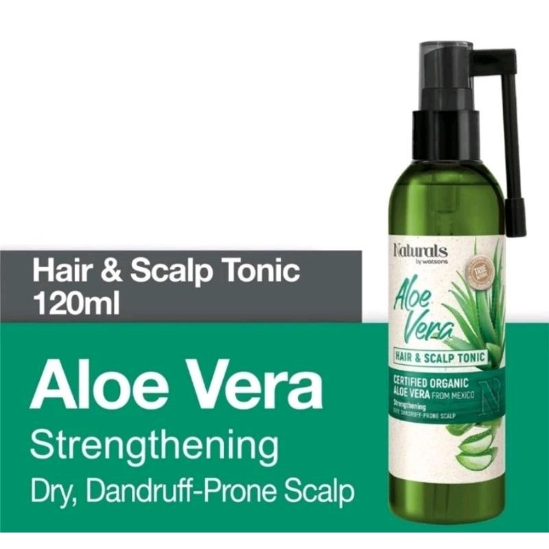 Naturals Aloe Vera hair and scalp tonic 120ml | Shopee Philippines