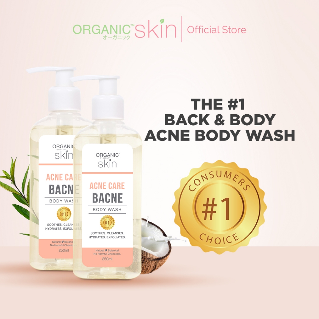 Organic Skin Japan Acne Care Bacne Body Wash 250ml Antiacne Bodywash ...