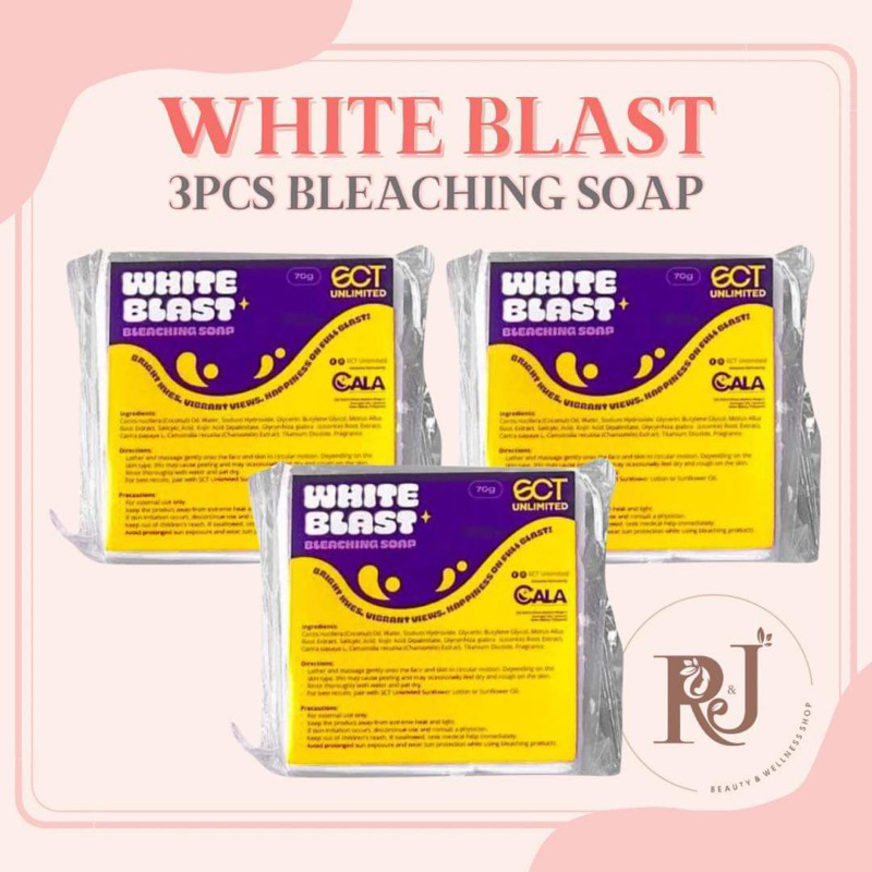 SCT UNLIMITED WHITE BLAST BLEACHING SOAP 3pcs | Shopee Philippines