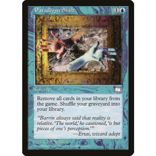 Magic the Gathering | Paradigm Shift (Reserved List) | Shopee Philippines