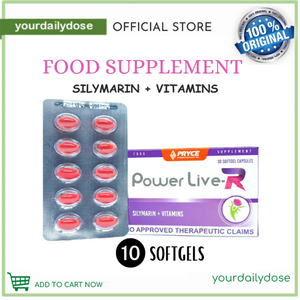 POWER LIVE-R SILYMARIN + VITAMINS capsule | Shopee Philippines