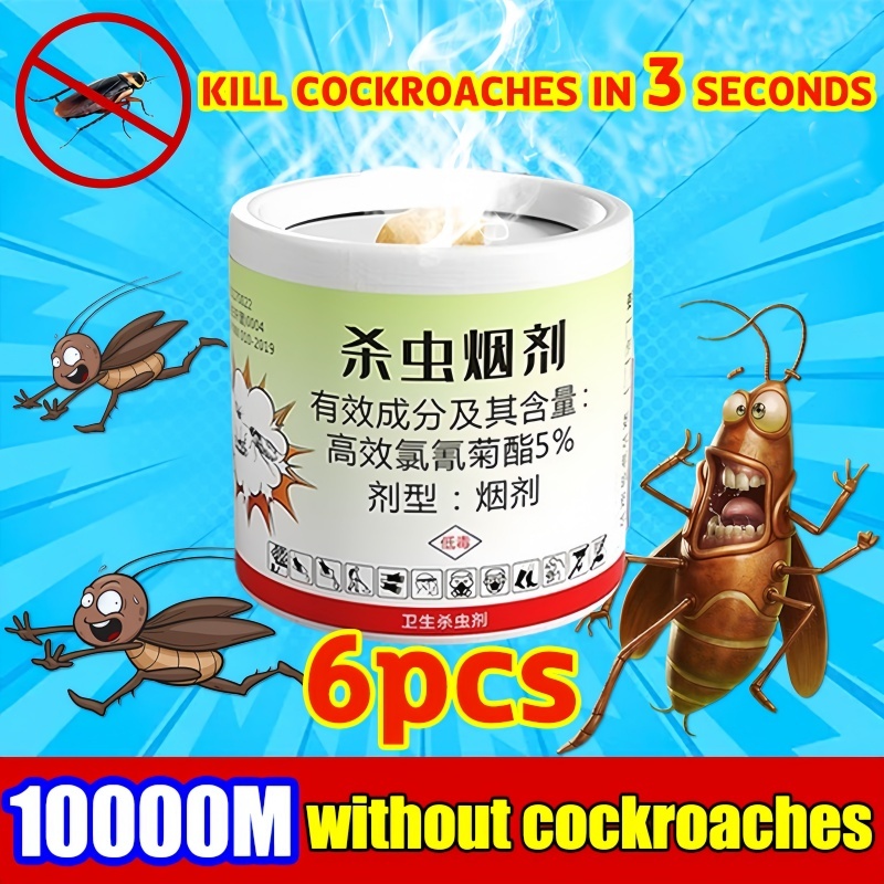 Cockcroach Insect Killer 6pcs/bag Herbal Insect Repellant Insect Smoke ...
