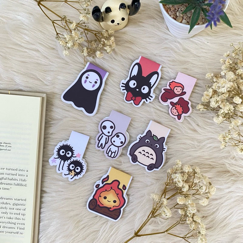 Studio Ghibli Magnetic Bookmarks