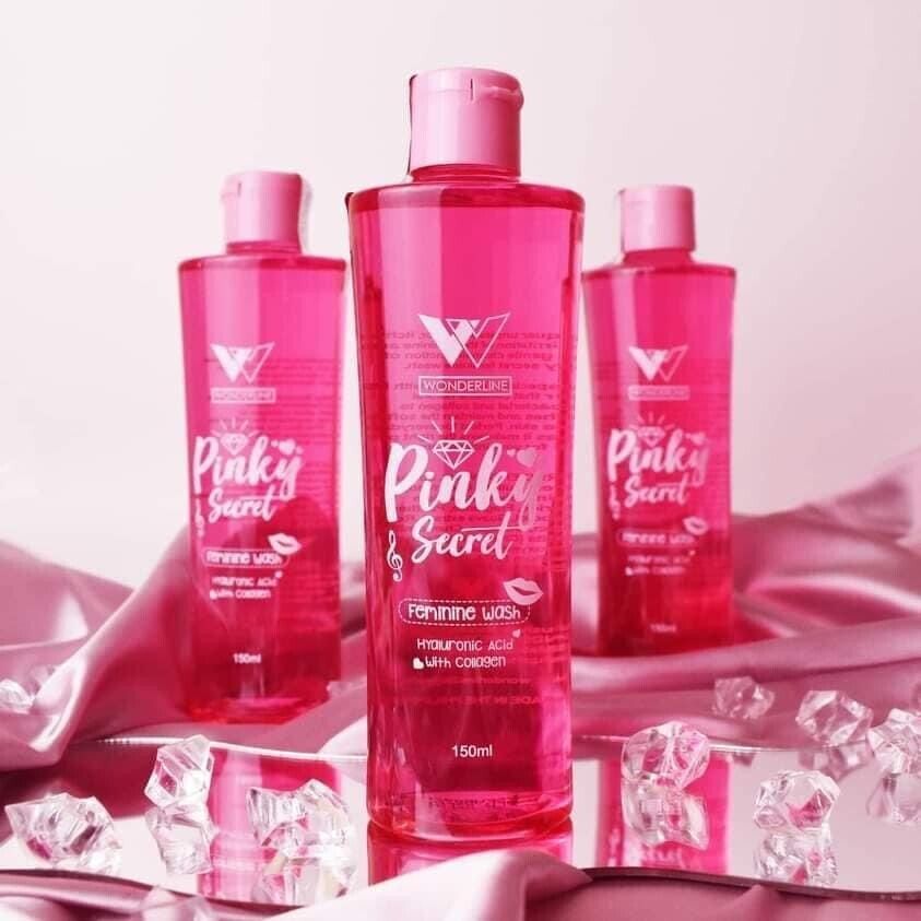 Set of 3pcs AUTHENTIC Wonderline pinky SECRET FEMININE WASH 150ml