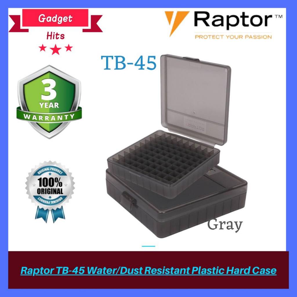 Raptor Case Utility Box TB-45 GRAY | Shopee Philippines