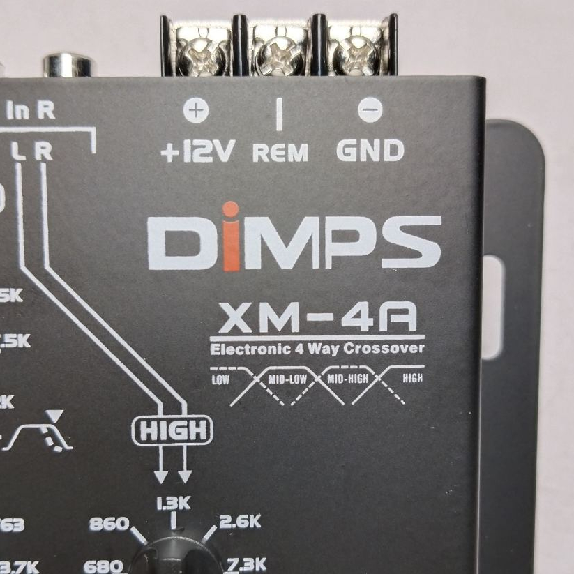 DIMPS XM-4A ELECTRONICS 4 WAY CROSSOVER CAR AUDIO SYSTEM | Shopee ...