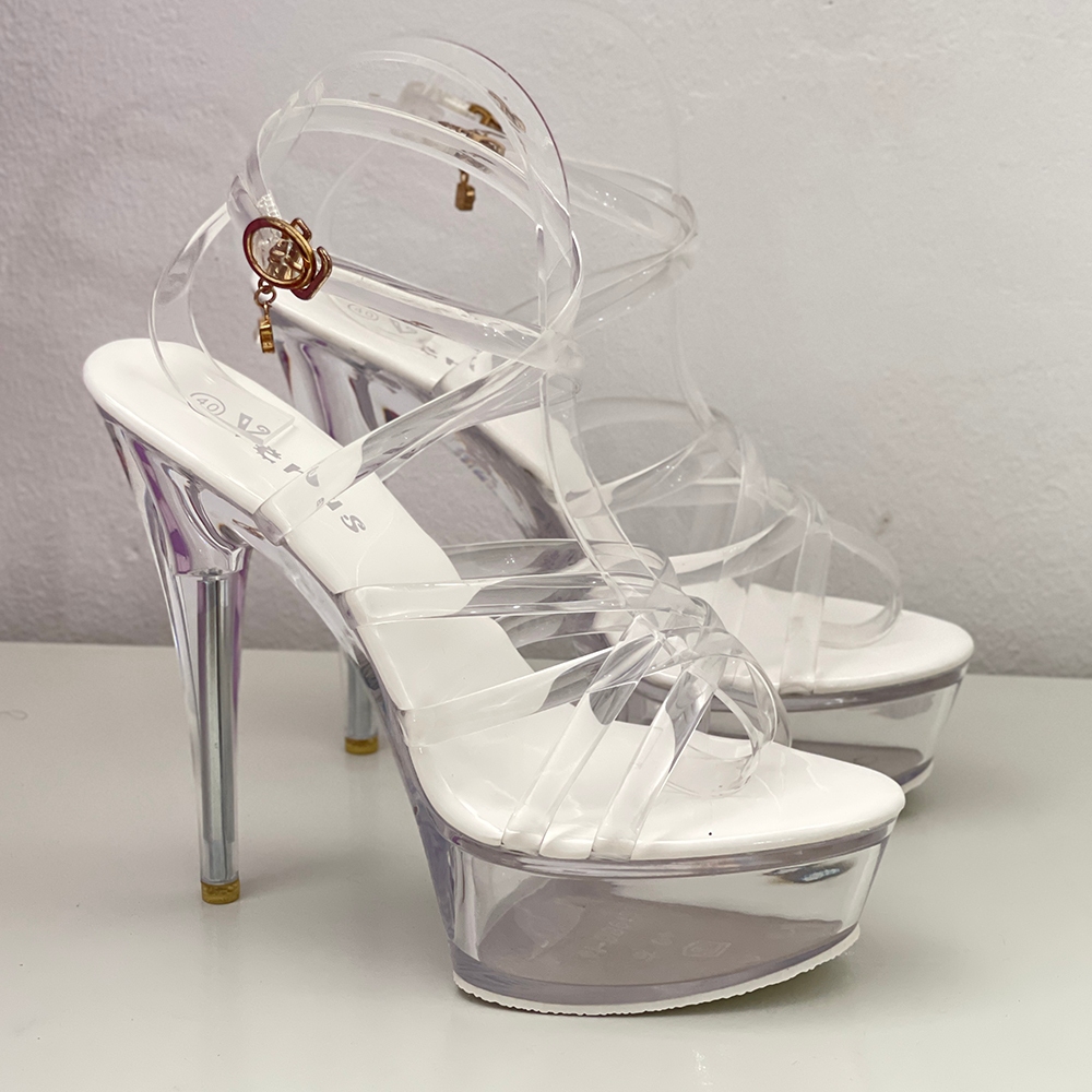 Clear pageant shoes deals