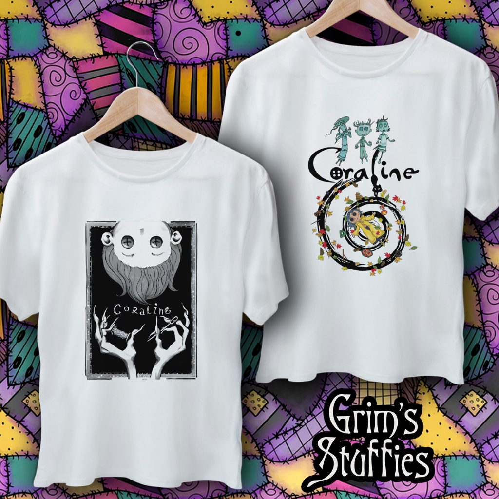 Coraline Shirt + Neil Gaiman | Shopee Philippines