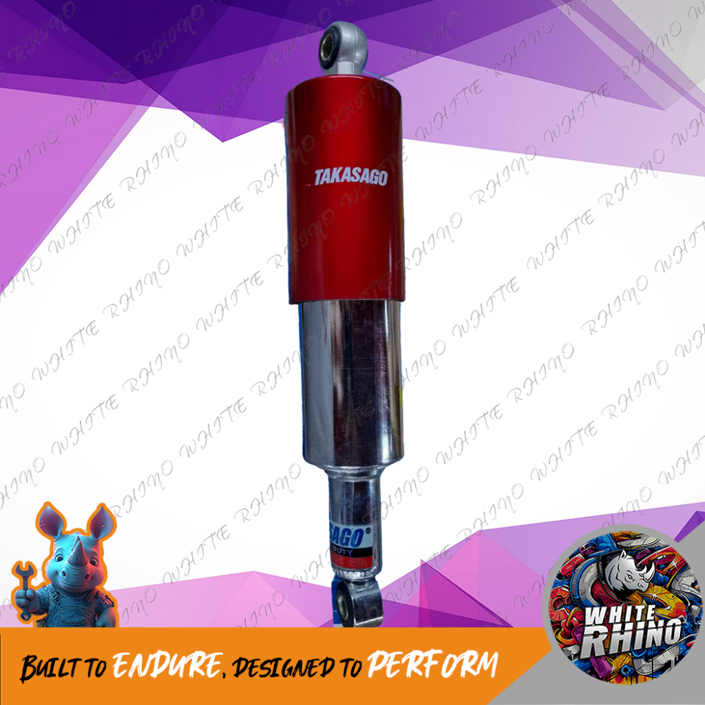 TAKASAGO SUPREMO REAR SHOCK ABSORBER - RED - BLACK - HYDRAULIC ...